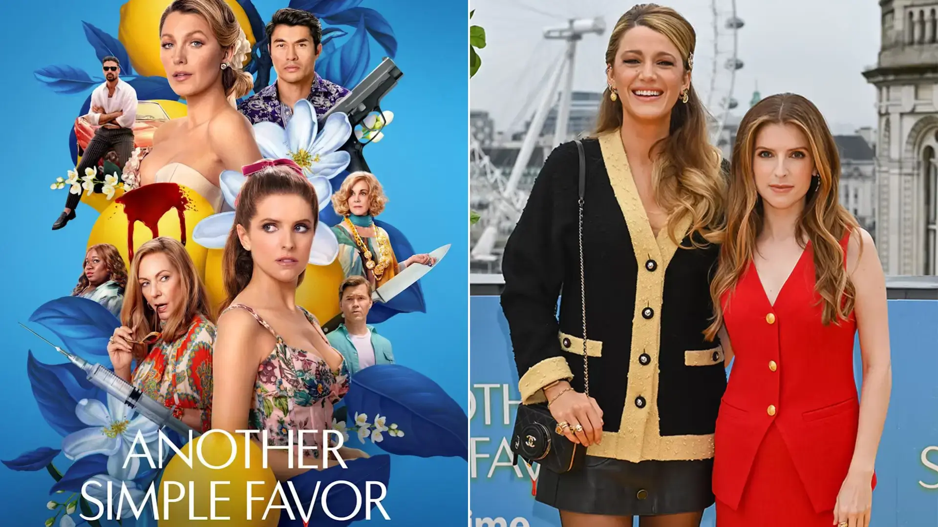 Blake Lively And Anna Kendrick Reunite In London For Another Simple Favor Premiere