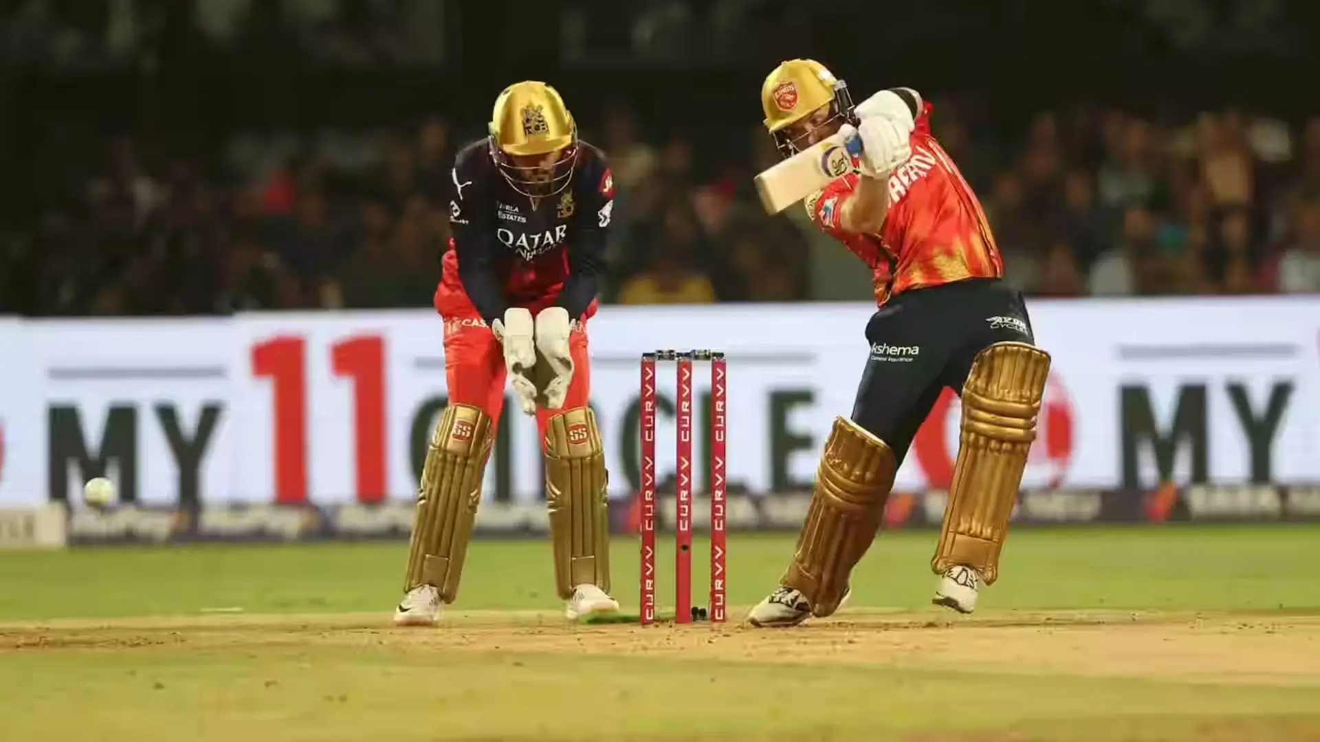Pbks Beat Rcb By Five Wickets In Rain Affected Match At Chinnaswamy
