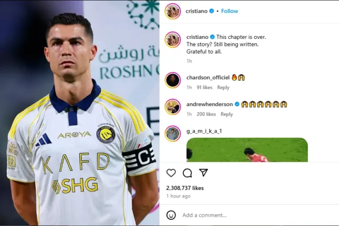 Cristiano Ronaldo Hints Al Nassr Exit With “this Chapter Is Over” Message Cristiano Ronaldo Hints Al Nassr Exit With this Chapter Is Over Message