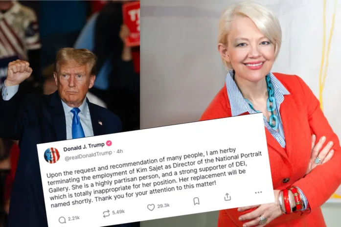Trump Fires National Portrait Gallery Director Over Dei Support Trump Fires National Portrait Gallery Director Over Dei Support