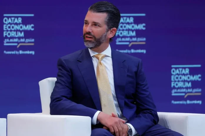 Donald Trump Jr Hints At 2028 Run During Qatar Forum Appearance Donald Trump Jr Hints At 2028 Run During Qatar Forum Appearance