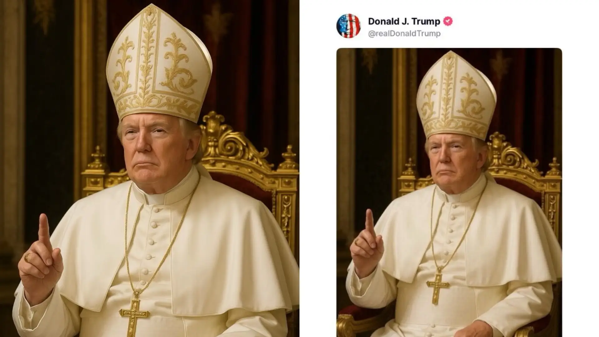 Donald Trump Jokes About Becoming Pope, Sparks Reactions With Ai Image