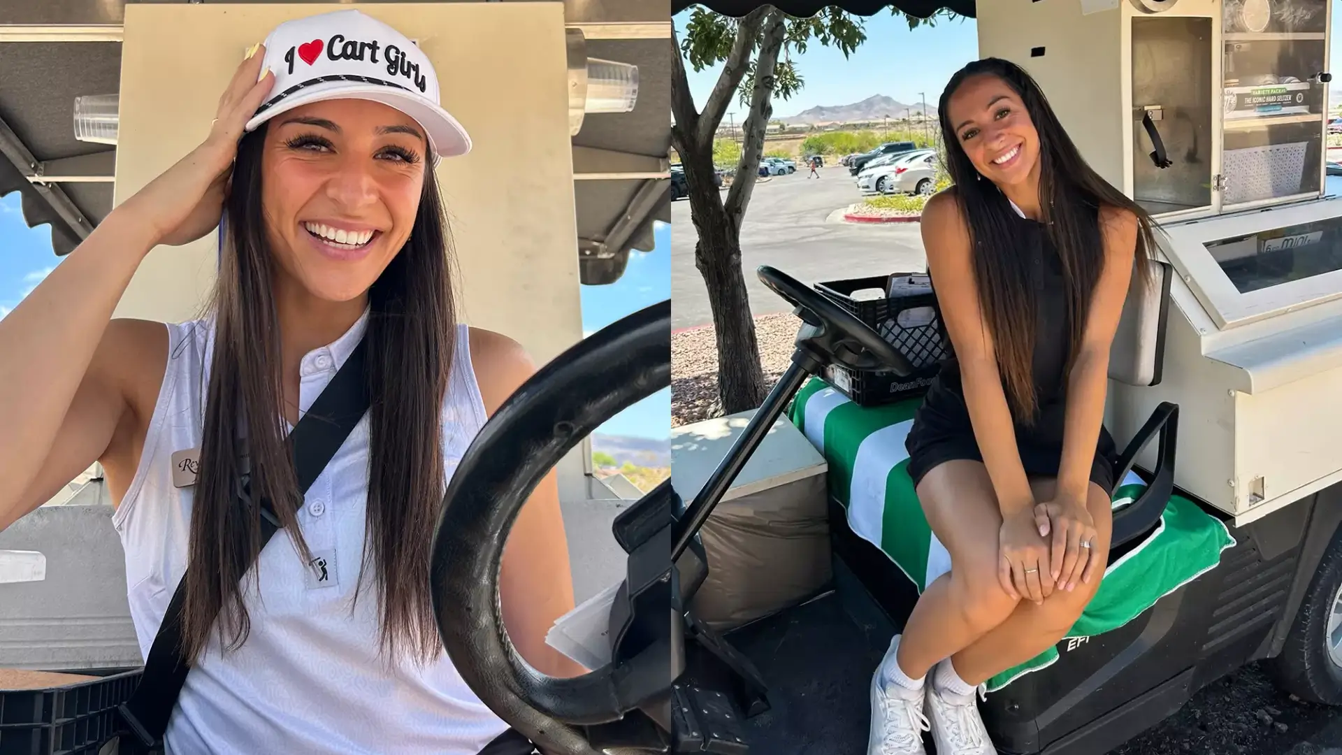 Las Vegas Golf Course Cart Girl Receives $1000 Tip During Tournament