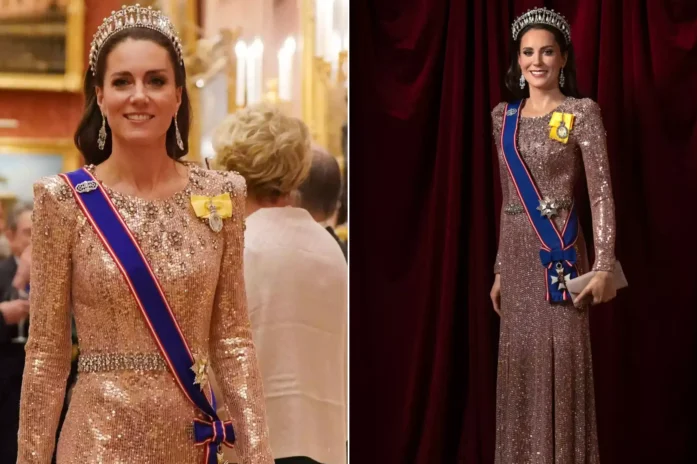 Kate Middleton's New Madame Tussauds Wax Figure Unveiled in Jenny Packham Gown Kate Middleton's New Madame Tussauds Wax Figure Unveiled in Jenny Packham Gown