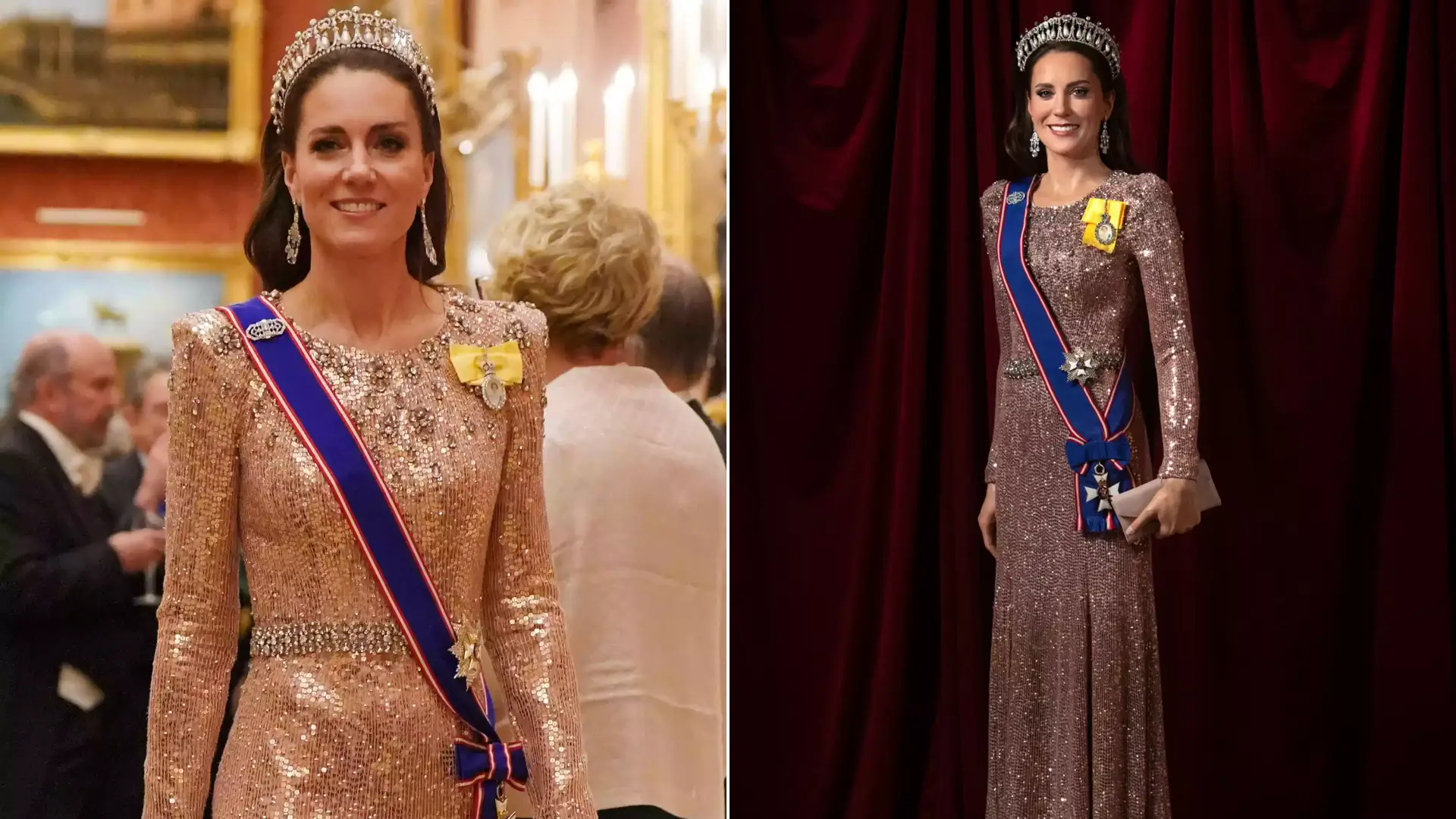 Kate Middleton's New Madame Tussauds Wax Figure Unveiled in Jenny Packham Gown