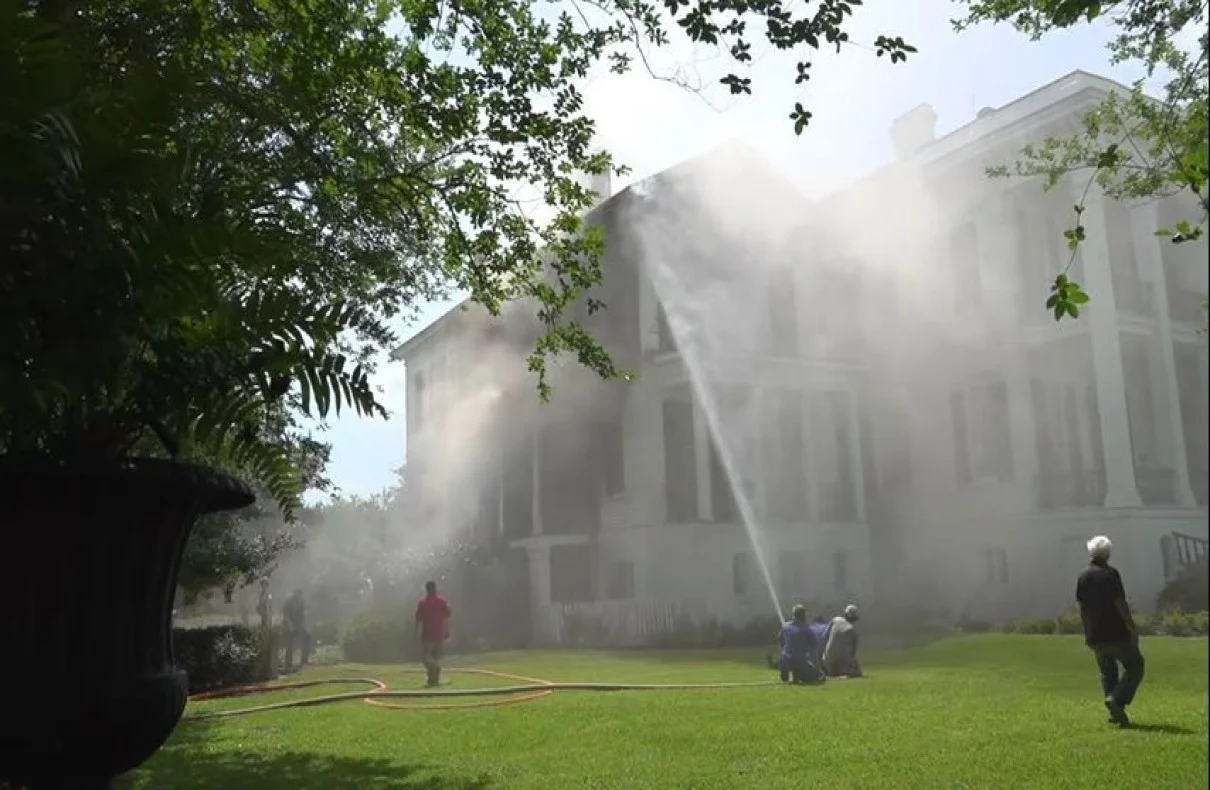 South Wing Of Louisiana’s Nottoway Plantation Severely Damaged By Fire