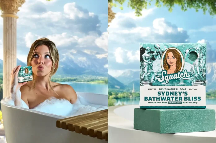 Sydney Sweeney And Dr. Squatch Team Up To Launch Soap Made With Her Bathwater Sydney Sweeney And Dr Squatch Team Up To Launch Soap Made With Her Bathwater