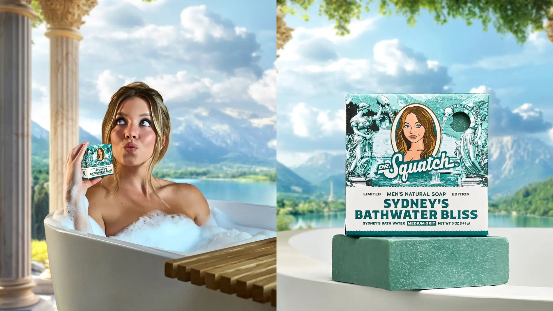 Sydney Sweeney And Dr Squatch Team Up To Launch Soap Made With Her Bathwater