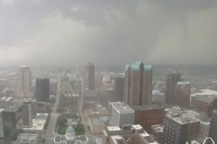 Tornadoes Strike Near St. Louis Prompting Warnings And Storm Damage Tornadoes Strike Near St. Louis Prompting Warnings And Storm Damage