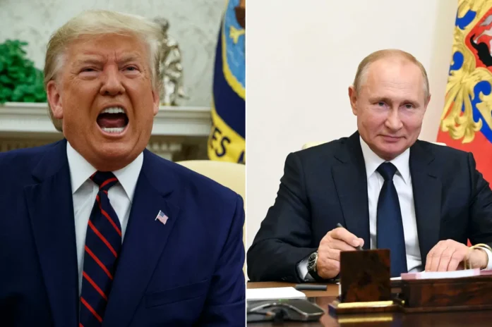 Trump Fires Warning Shot At Putin Over Ukraine Blitz Trump Fires Warning Shot At Putin Over Ukraine Blitz