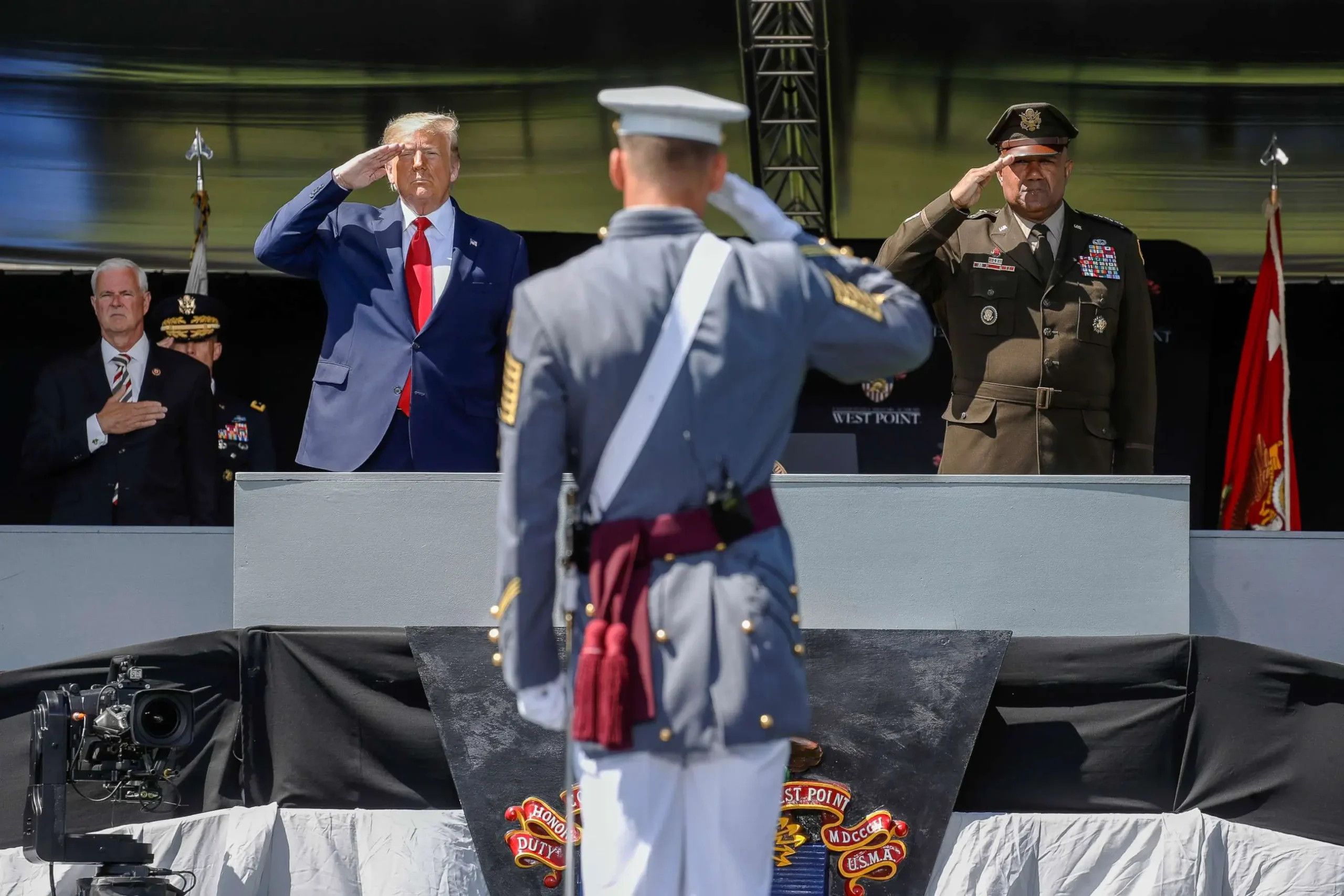 Donald Trump Speaks At West Point Graduation 2025, Honors Parkland Hero Peter Wang