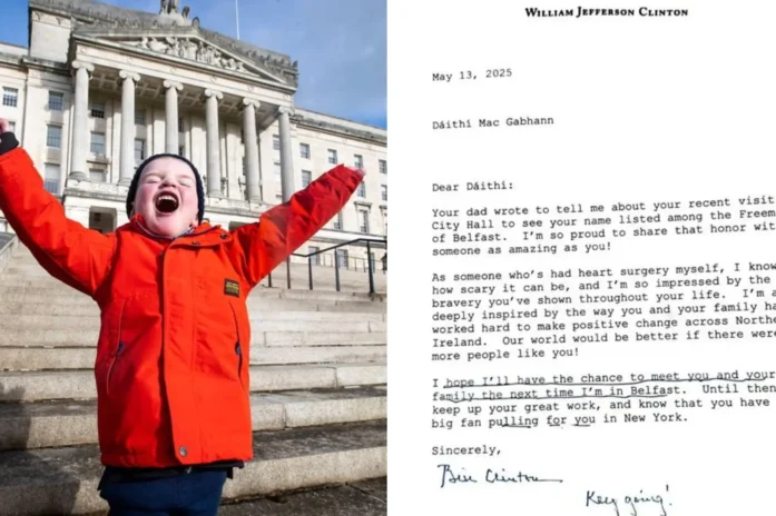 Bill Clinton Drops Emotional Letter To Belfast Kid Waiting For Heart—says World Needs More Like Him! Bill Clinton Drops Emotional Letter To Belfast Kid Waiting For Heartsays World Needs More Like Him
