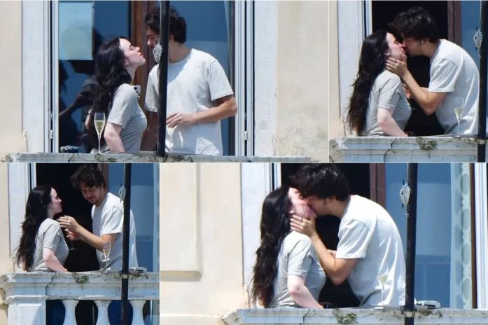 Billie Eilish And Nat Wolff Confirm Romance With Kiss On Balcony In Venice Billie Eilish And Nat Wolff Confirm Romance With Kiss On Balcony In Venice