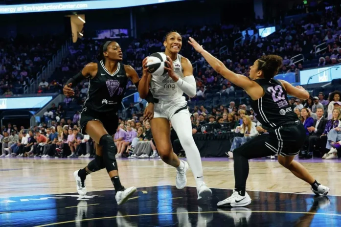 Kayla Thornton Powers Valkyries To Blowout Win Over Aces Kayla Thornton Powers Valkyries To Blowout Win Over Aces
