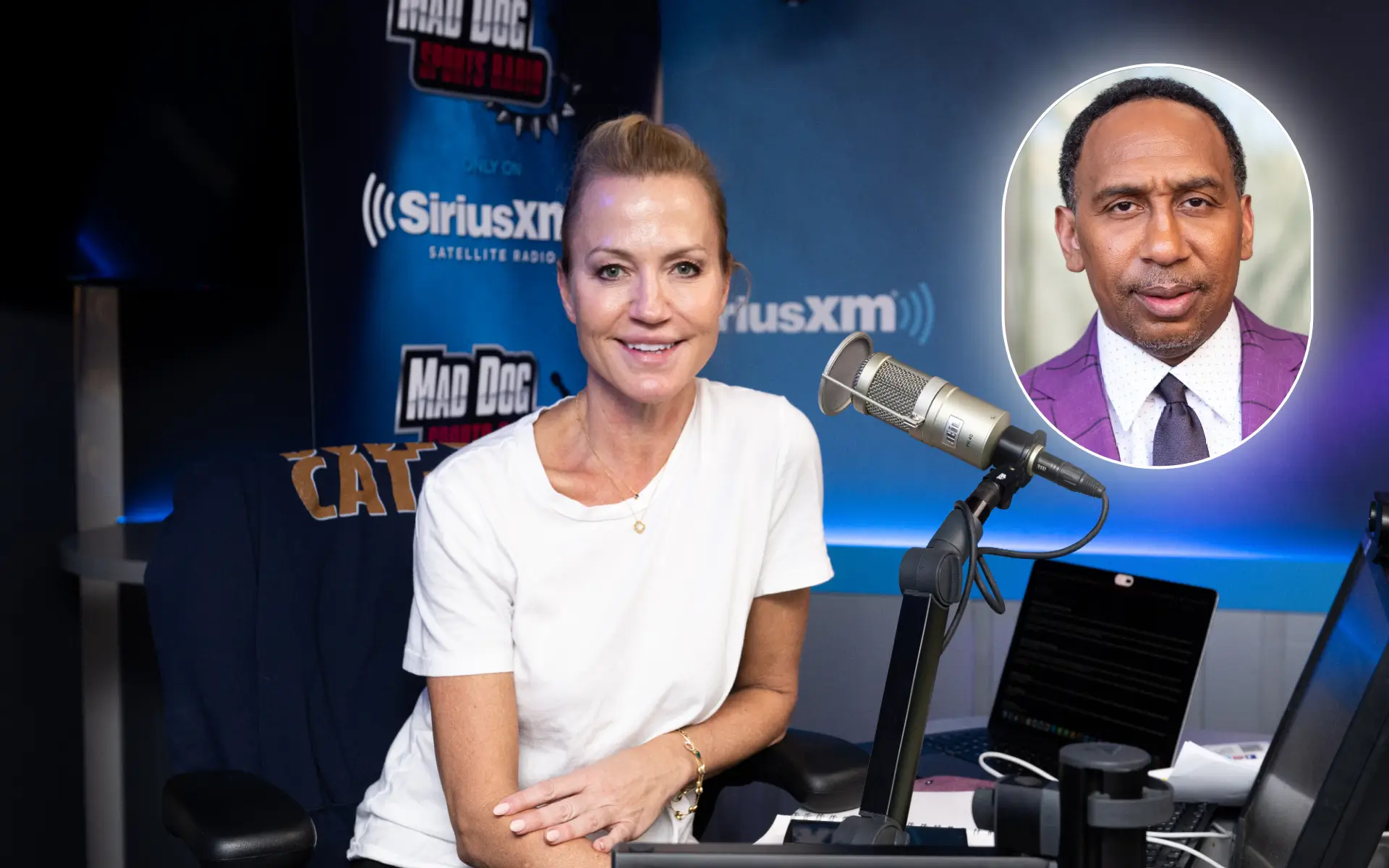 Michelle Beadle Roasts Stephen A Smith As Siriusxm Shake Up Sparks Feud Flashback