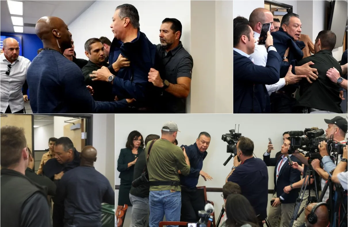 Senator Alex Padilla Handcuffed After Disrupting Dhs Press Event In La